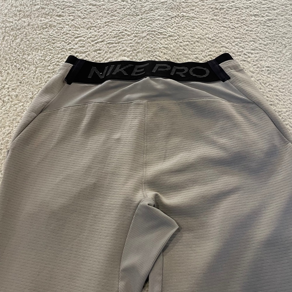 Nike Pro Dri-Fit Dry Tapered Training Pants Mens Small Gray Jogger BV5515-073 - Picture 9 of 16